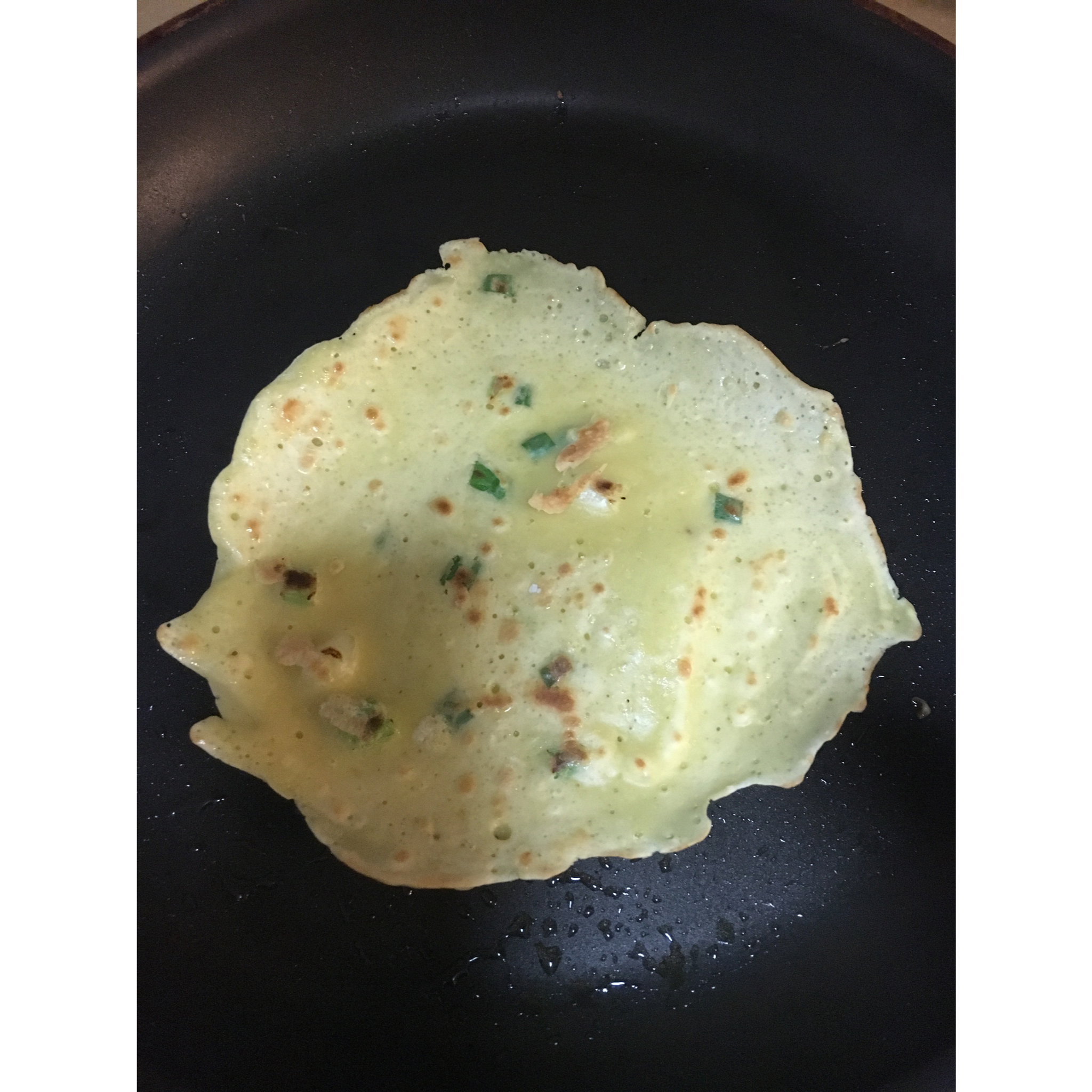 鸡蛋葱花饼