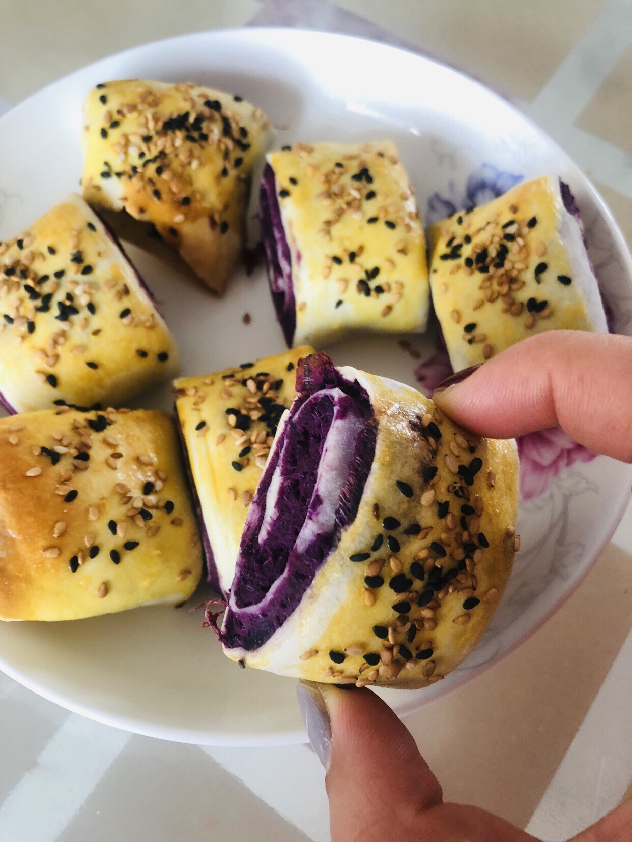 零失败的早餐 紫薯酥的做法