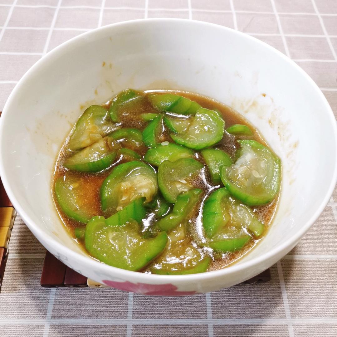 不开火微波炉蒜香丝瓜0失败