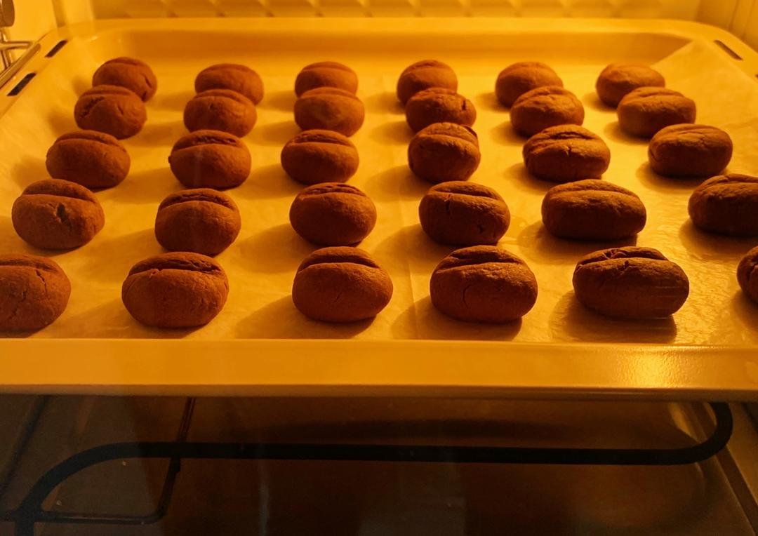 ㊙️萌化了‼️酥脆可口的咖啡豆饼干‼️一学就会