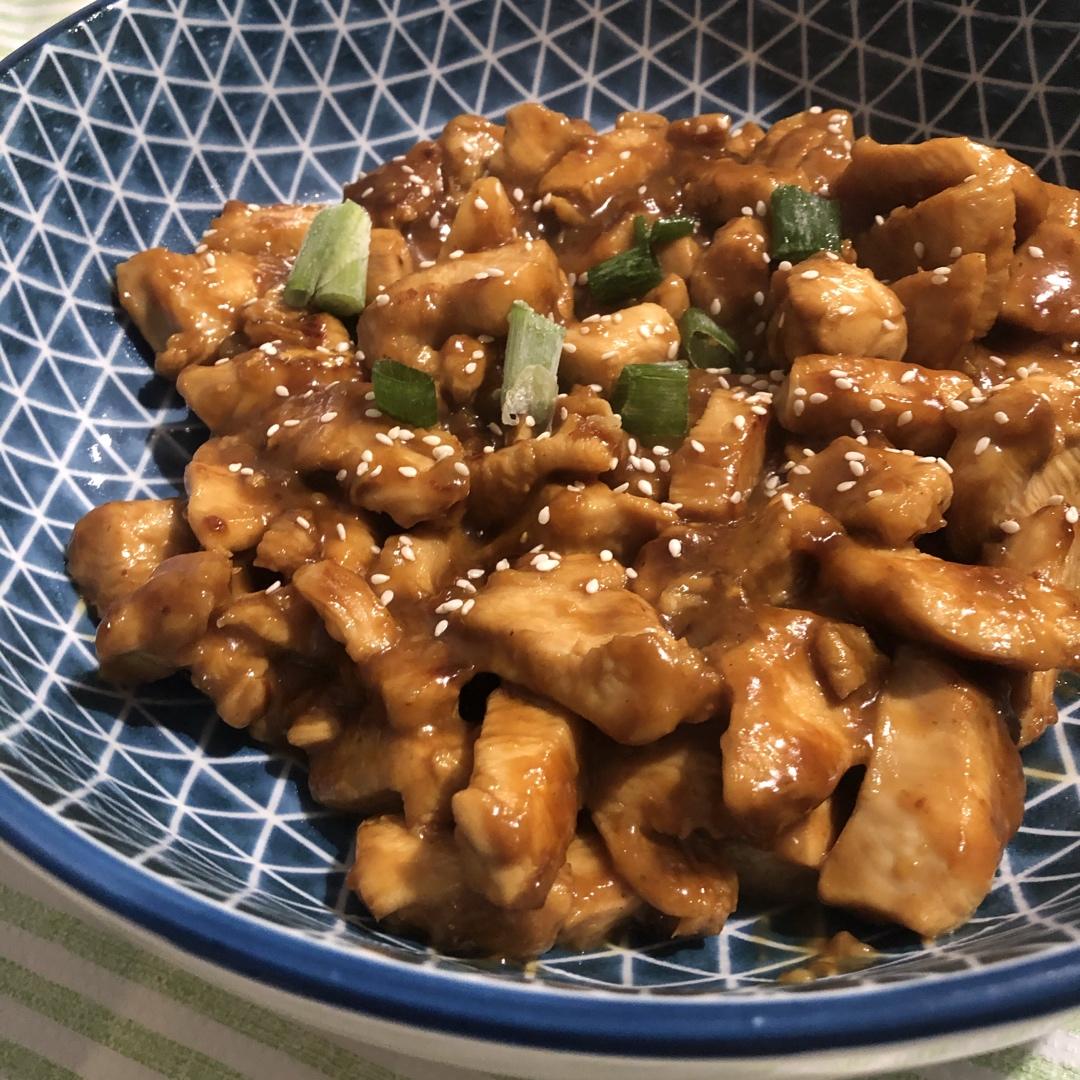 橙子鸡块，食毕口中都是橙香~