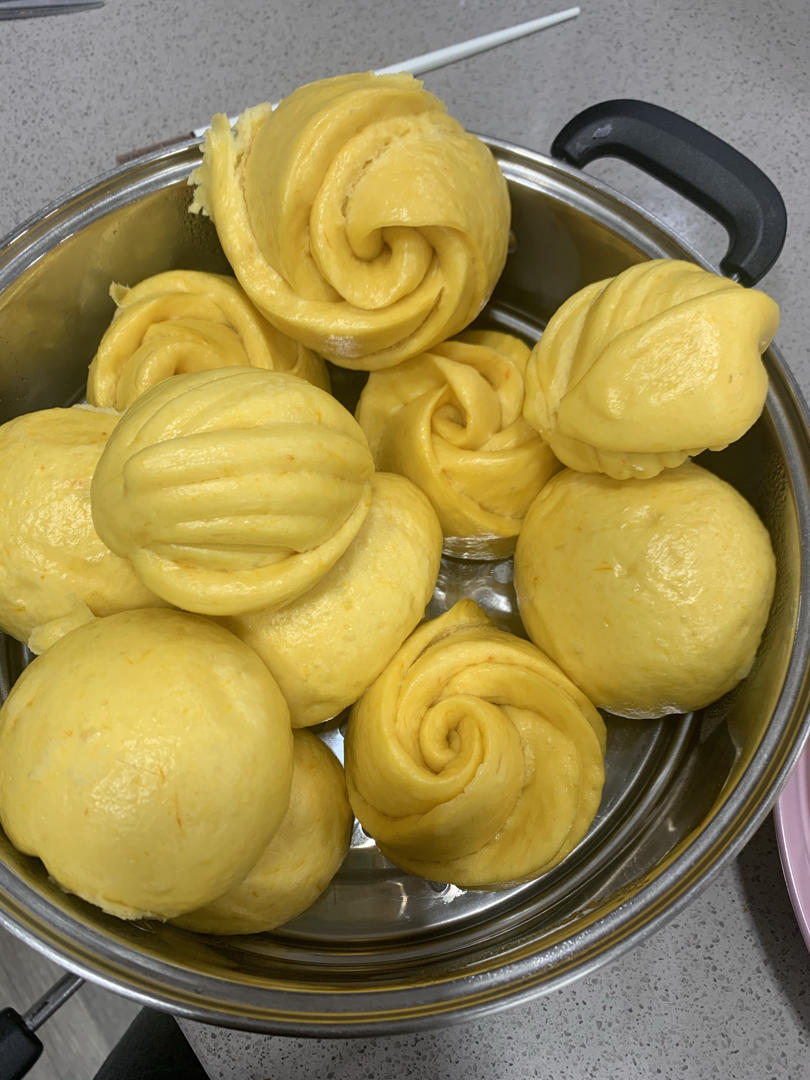 美丽的花卷 造型馒头 一次醒发快手面食 附细节视频详解