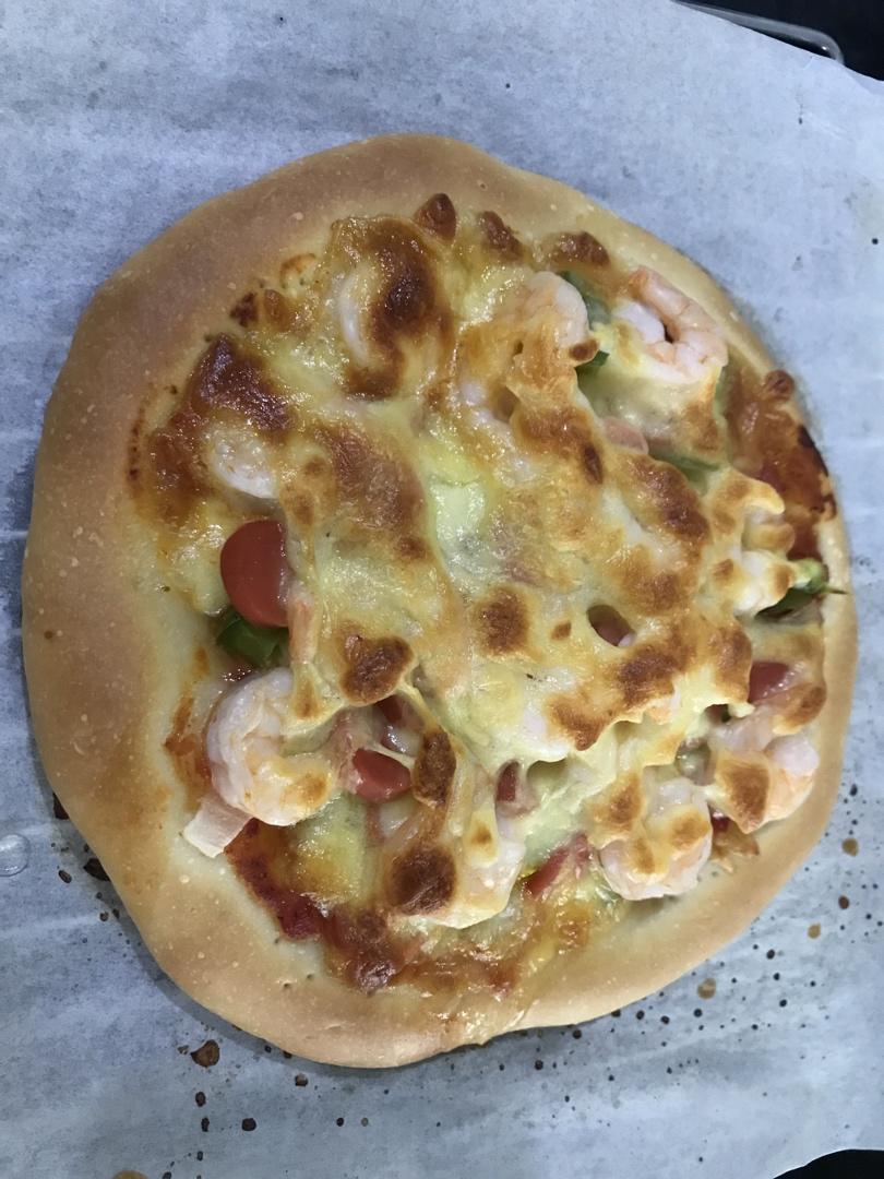 自制厚底披萨面饼