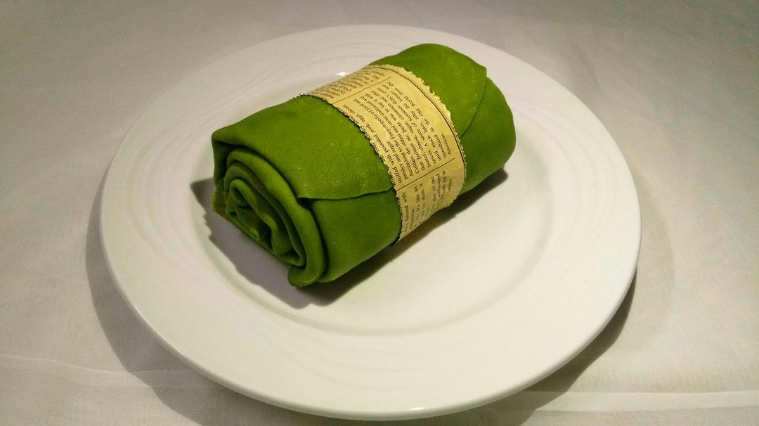 网红食谱│抹茶毛巾卷