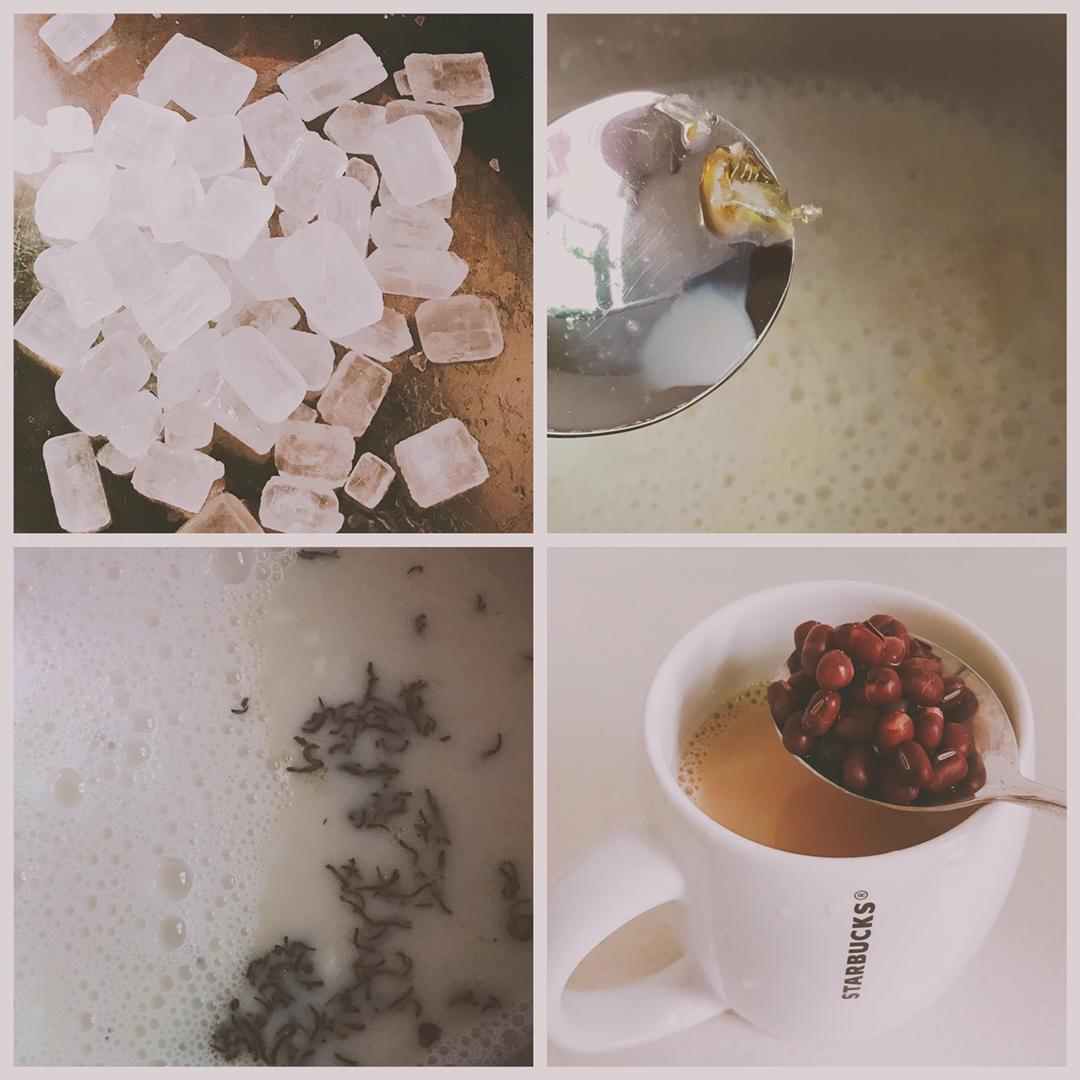 简单红豆奶茶的做法