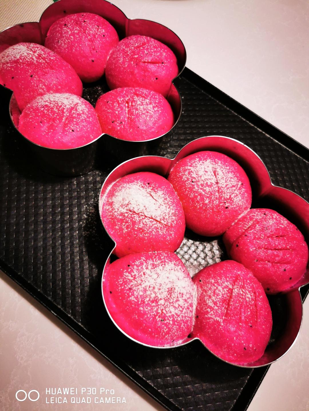 花朵奶酪馅面包，一发就可以搞定的小面包