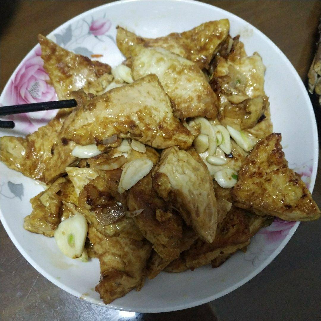 焖煎豆腐
