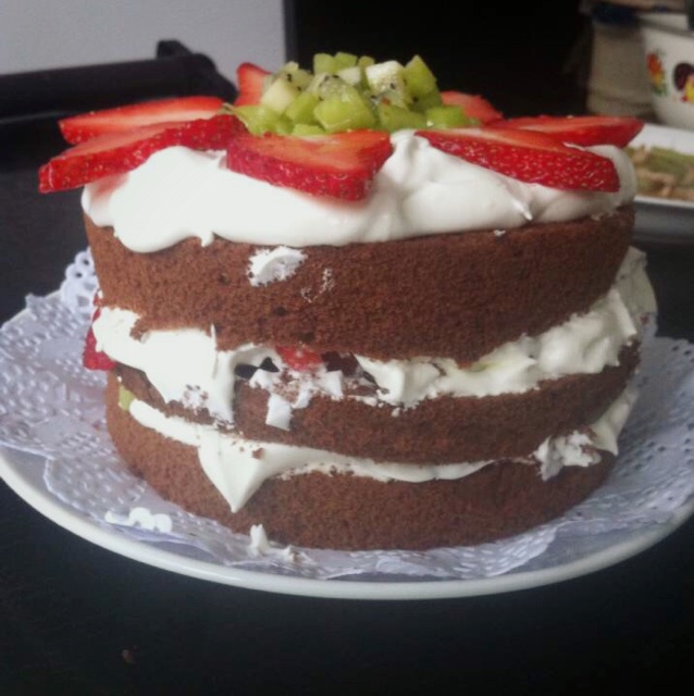 圣诞呆萌裸蛋糕