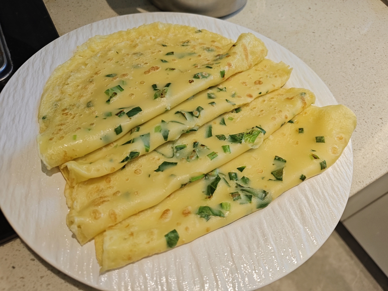 简单快手蔬菜鸡蛋煎饼