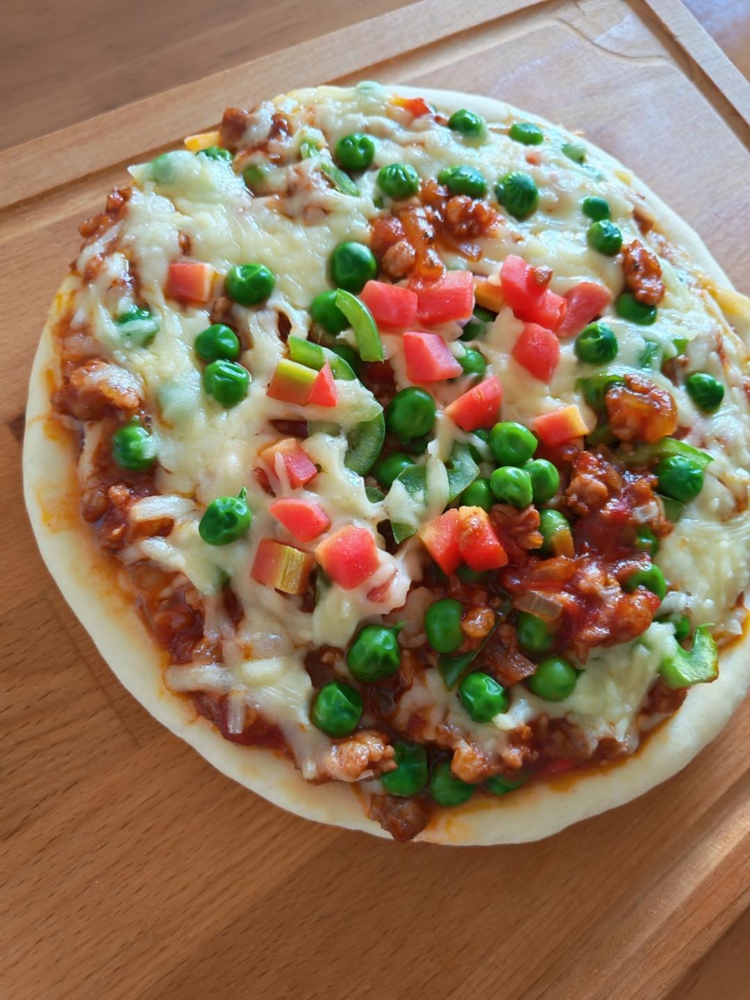 儿子说比BSK好吃的披萨（含披萨酱、饼底做法）