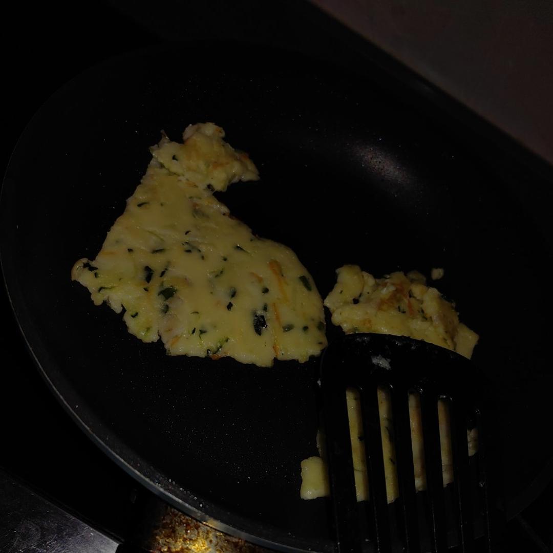 鸡蛋黄瓜火腿饼(适合早餐的快手饼)