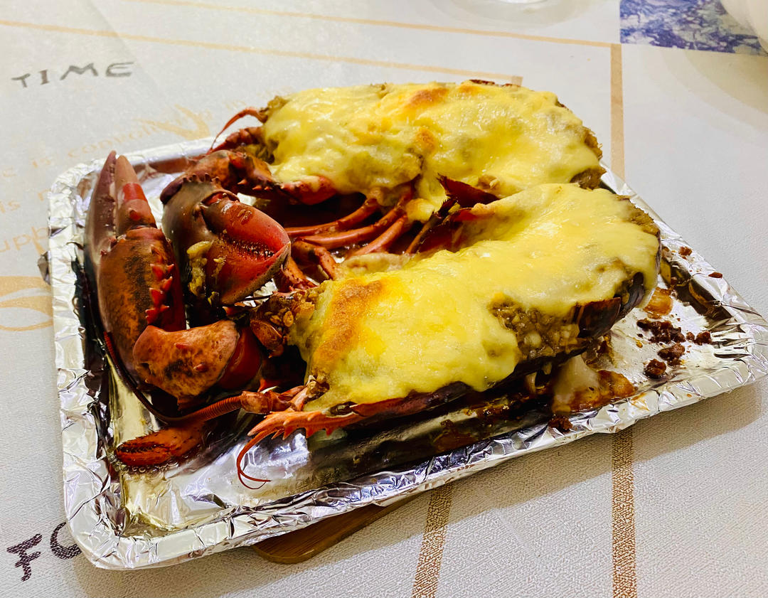 芝士焗波士顿龙虾