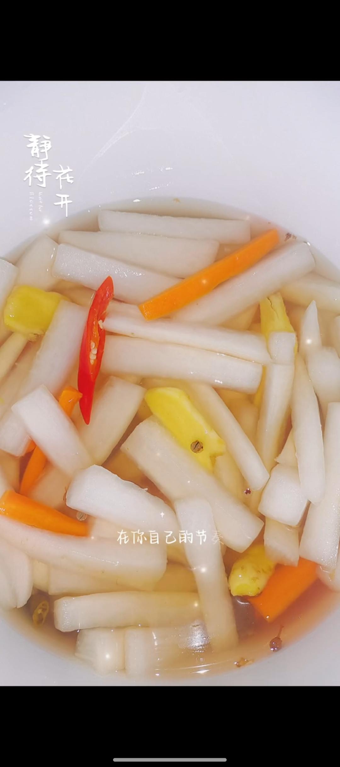 酸萝卜的做法