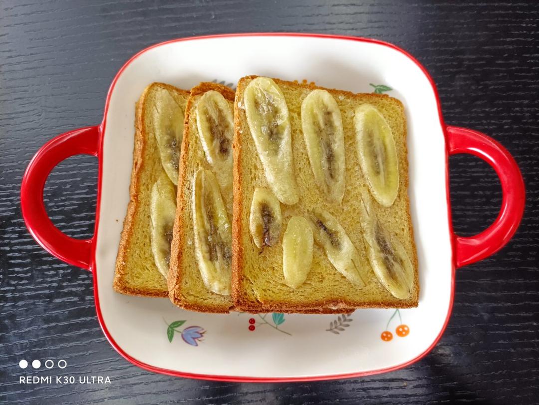 好吃到哭的香蕉烤吐司❗️酥脆香甜❗️零失败❗️