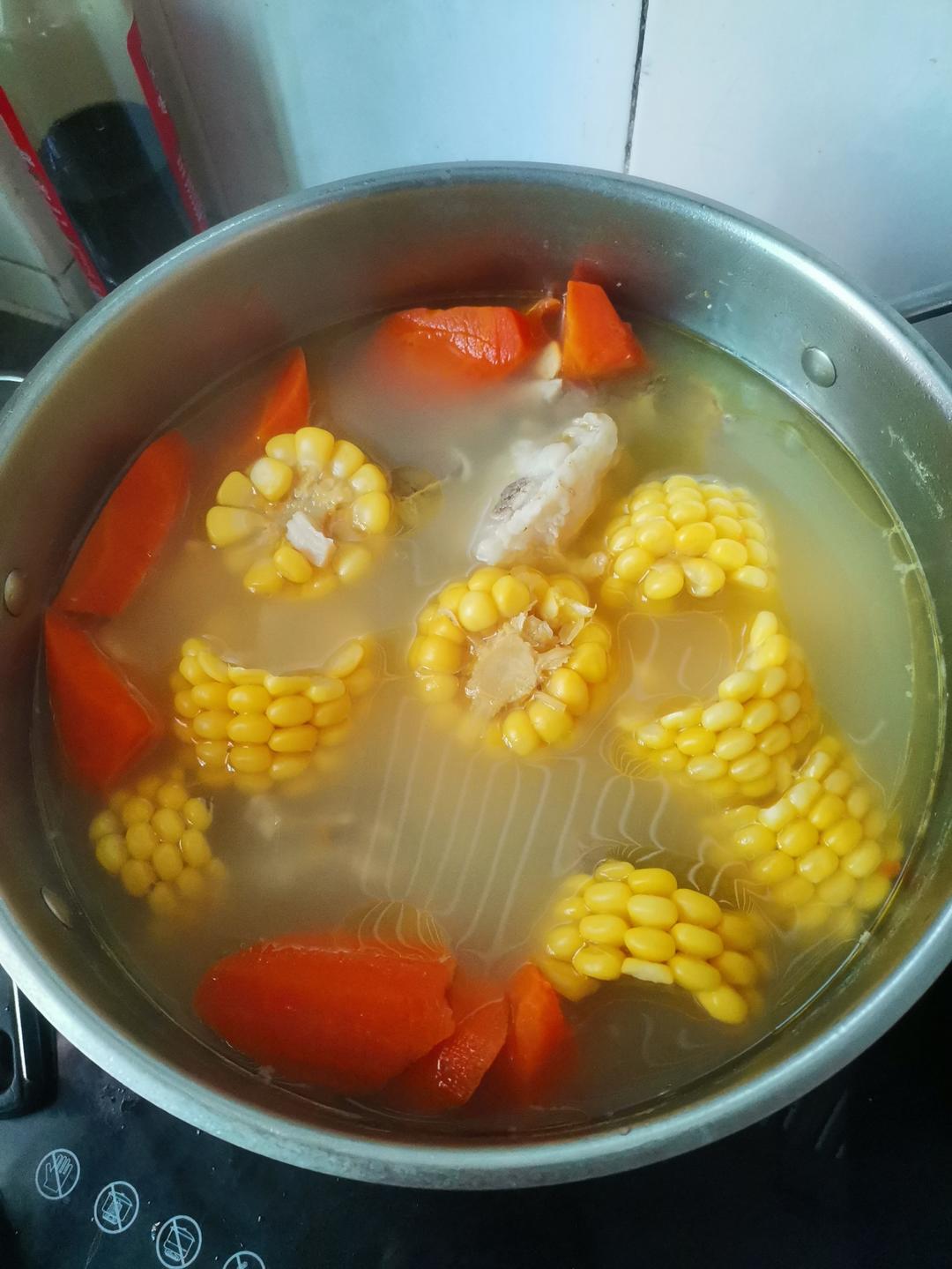 玉米排骨汤（简易电饭煲版）
