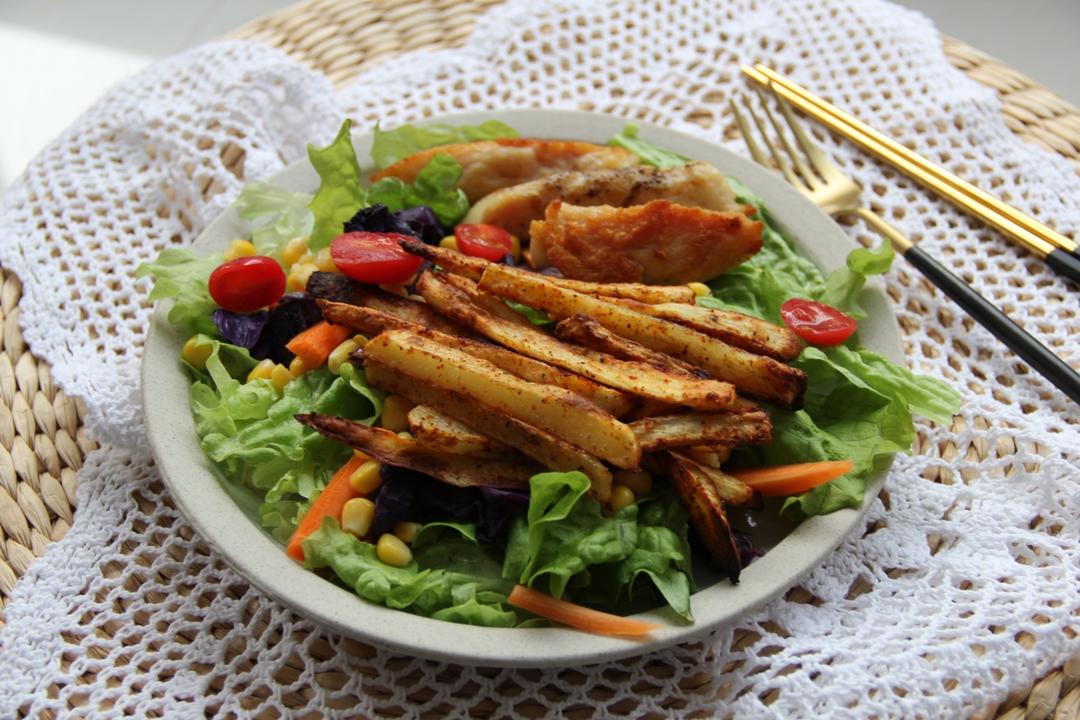 魔笛手烤薯条（烤箱版非油炸）