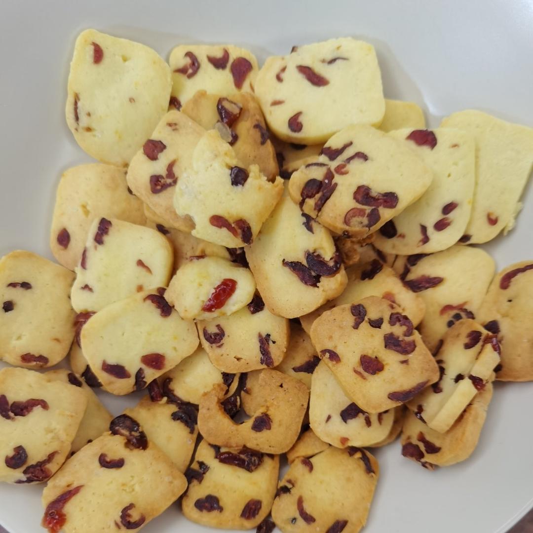低糖少油版蔓越莓饼干