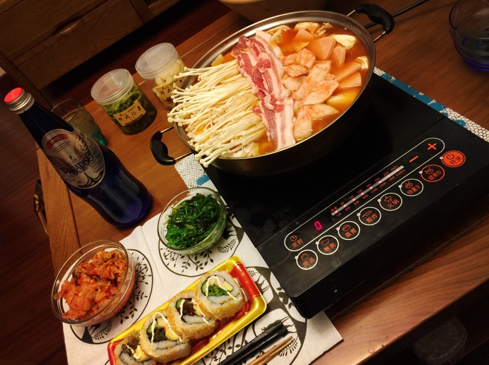 韩式芝士部队锅
