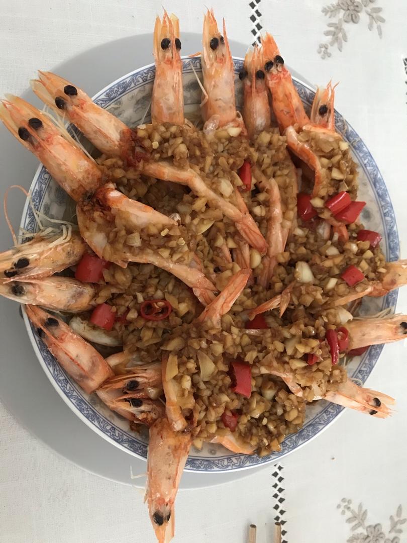 蒜蓉粉丝开背虾