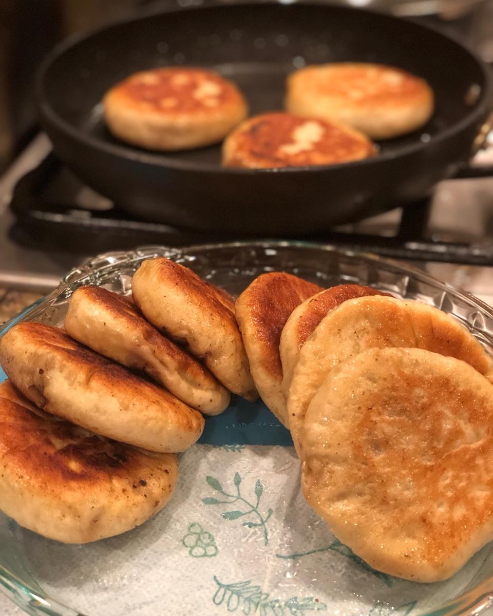 不用去早餐店的发面馅饼