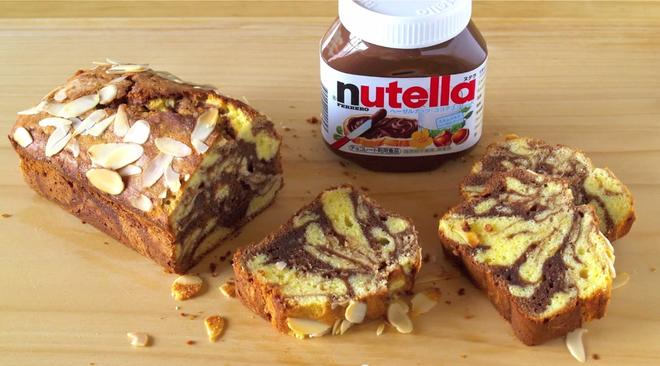 Nutella Swirl Cake﹡能多益巧克力榛子醬漩渦蛋糕的做法