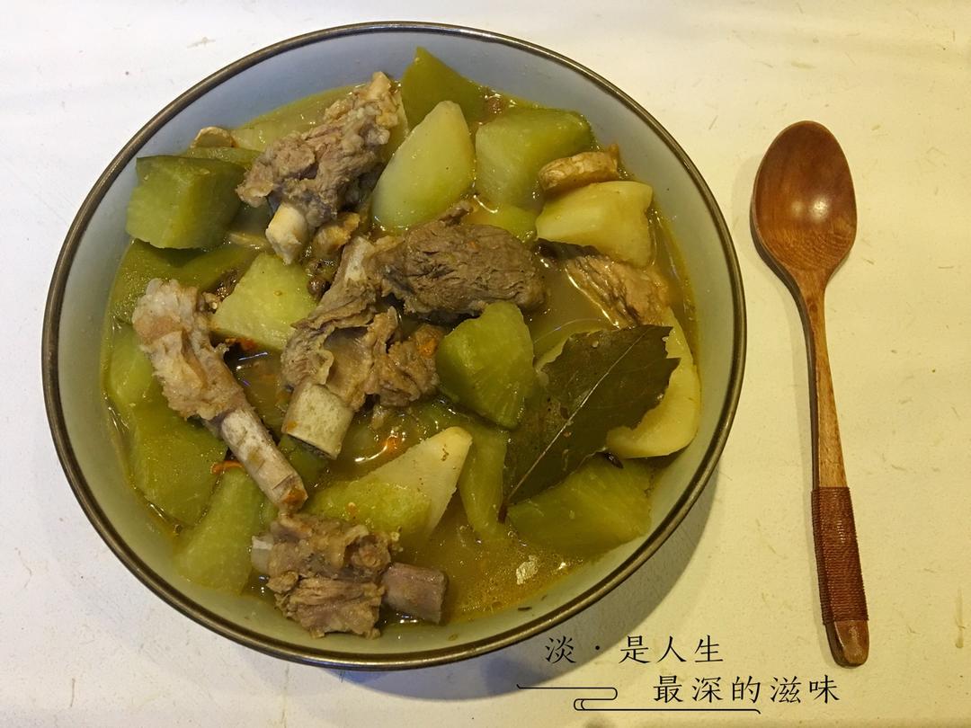 羊肉炖白萝卜