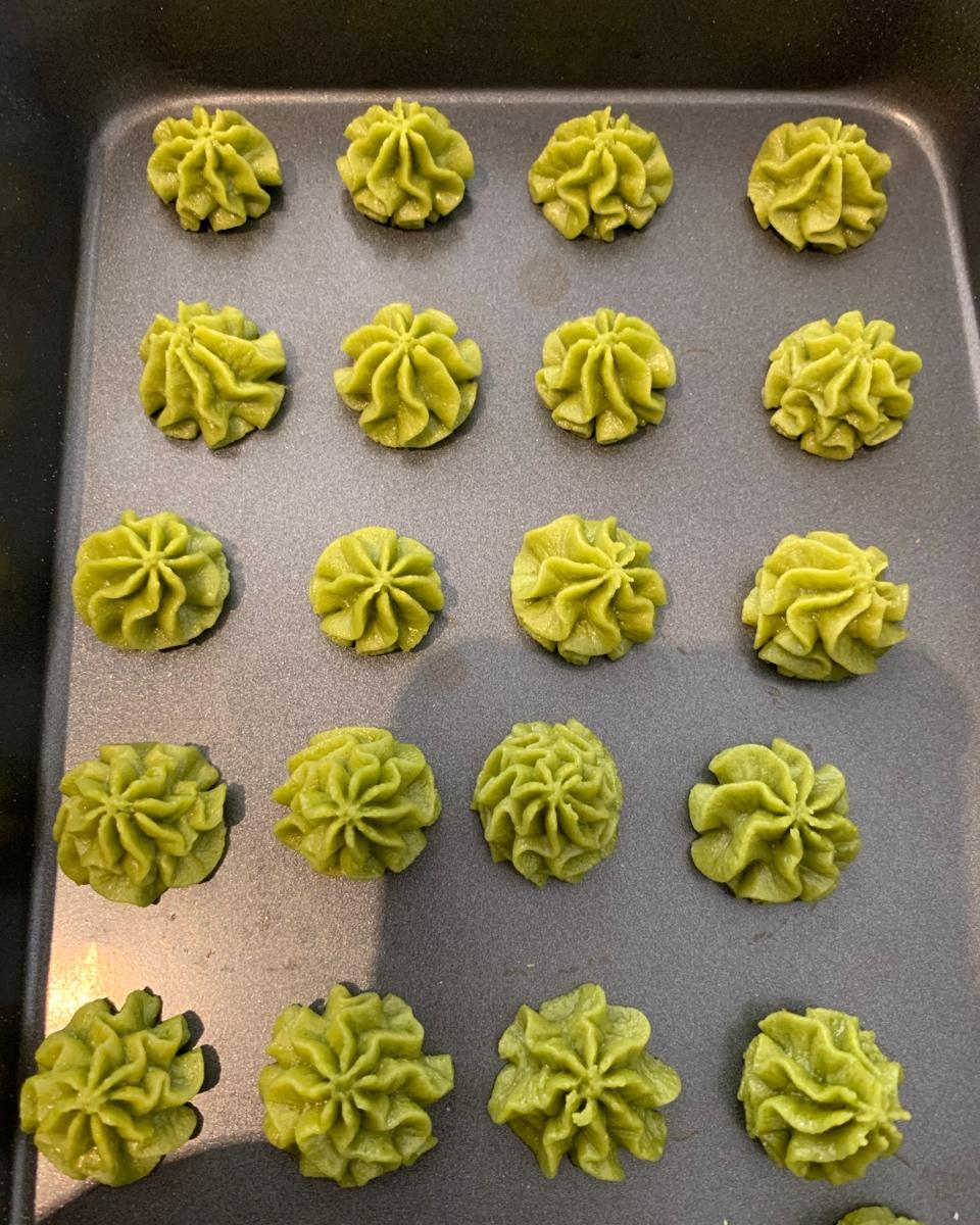 泰泰迪熊做的抹茶曲奇饼干抹茶曲奇饼干饼干首页登录注册作品动态菜单