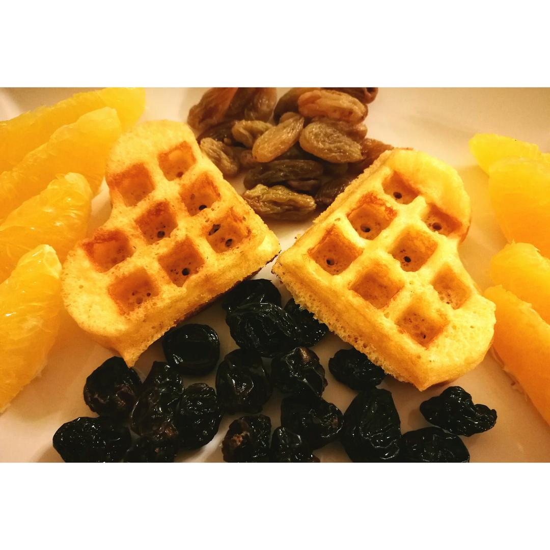 【视频食谱】酵母版脆脆华夫饼