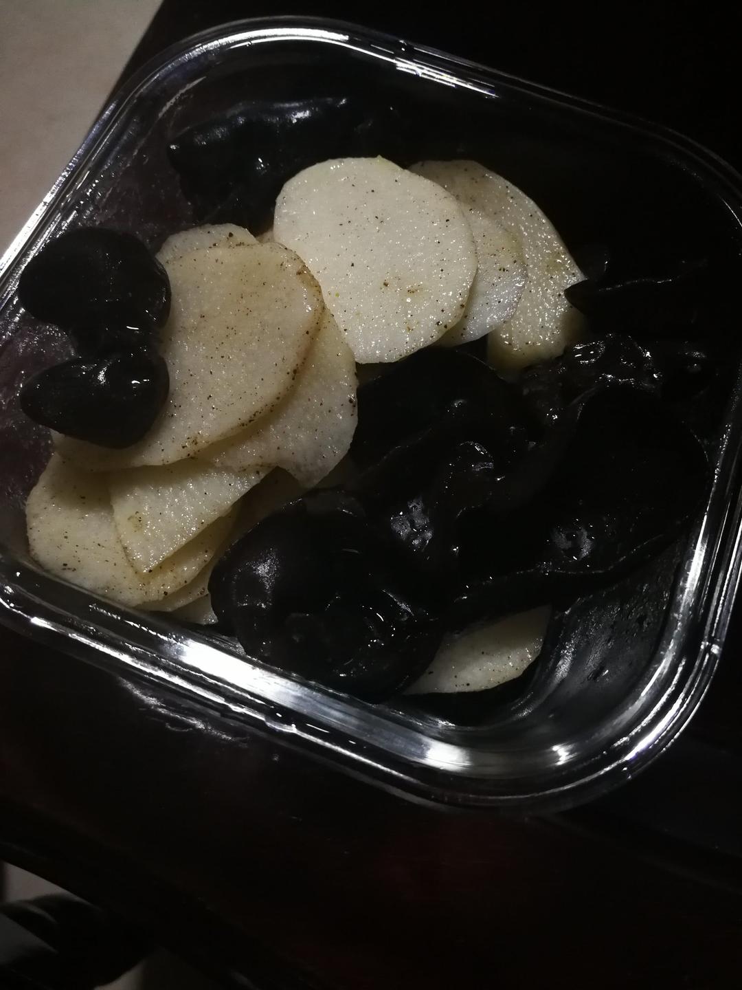 清炒山药木耳