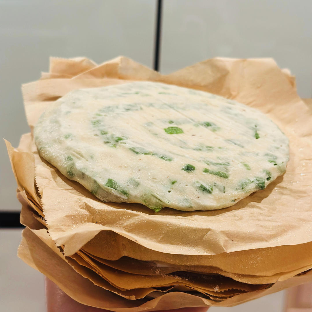 家常葱油饼 柔软多层 凉了也不硬 附细节视频详解