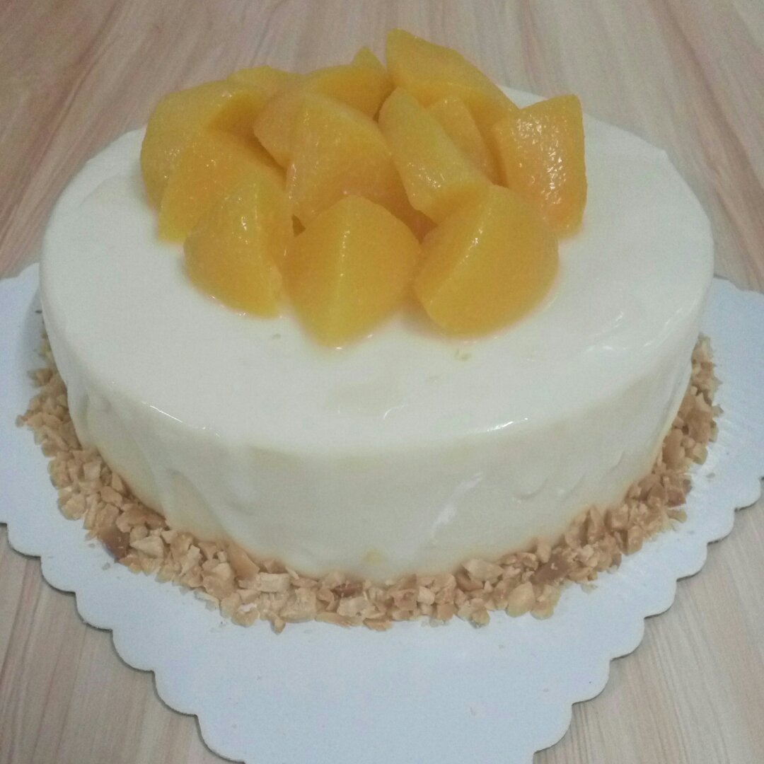 甜柿子巴伐利亚奶冻慕斯配超简单酸奶淋面