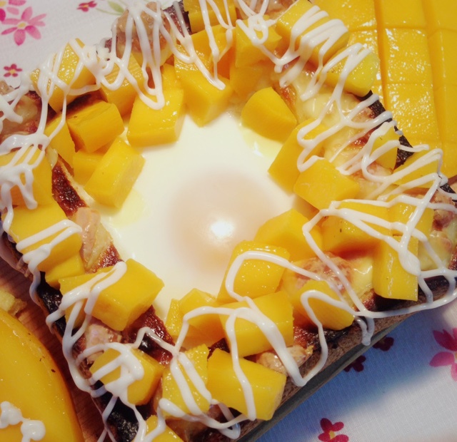 吐司太阳蛋披萨