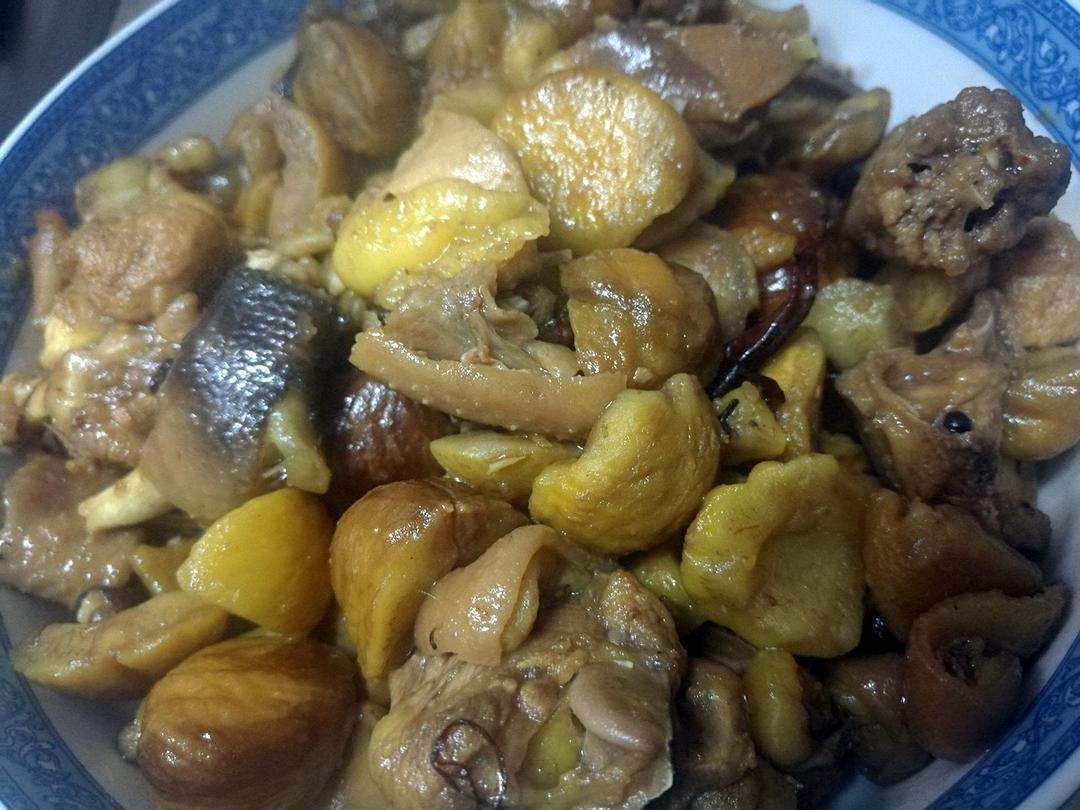 板栗烧鸡