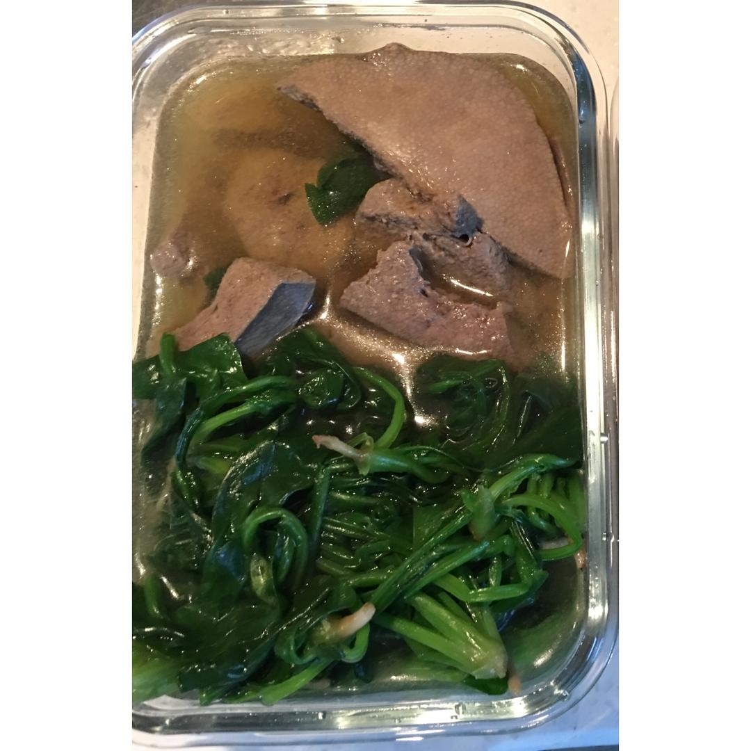 菠菜猪肝汤