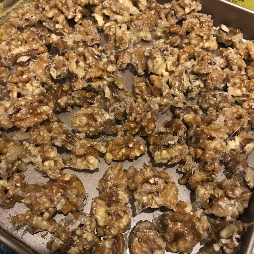 【琥珀核桃仁】冰糖无油不粘手