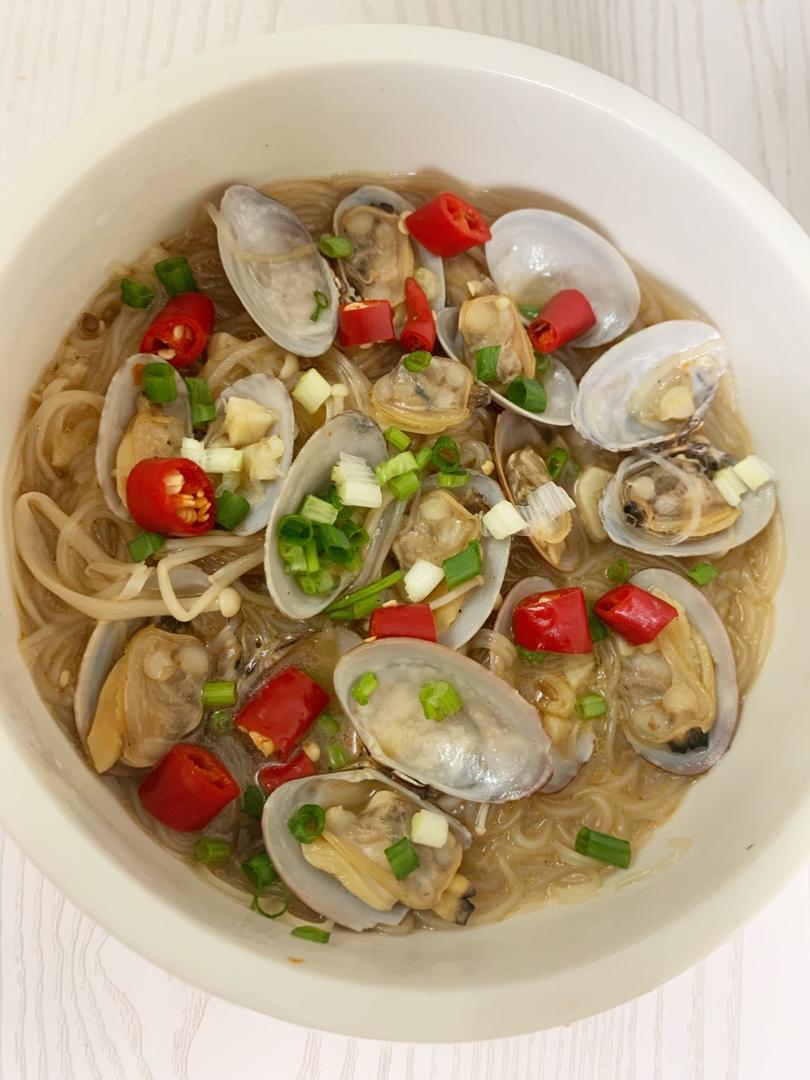 ㊙️自制花甲粉丝煲比外卖还好吃