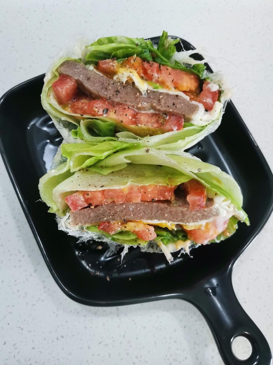 关晓彤三明治减脂！（内附保鲜膜包法！）