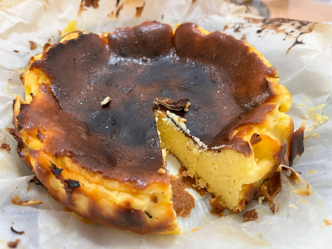 巴斯克芝士蛋糕『最简单的蛋糕』零失败🔥芝士控