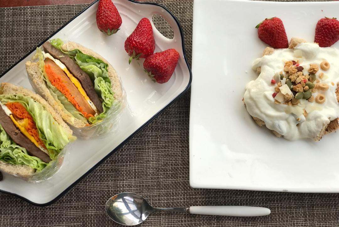 超厚超满足的沼三明治