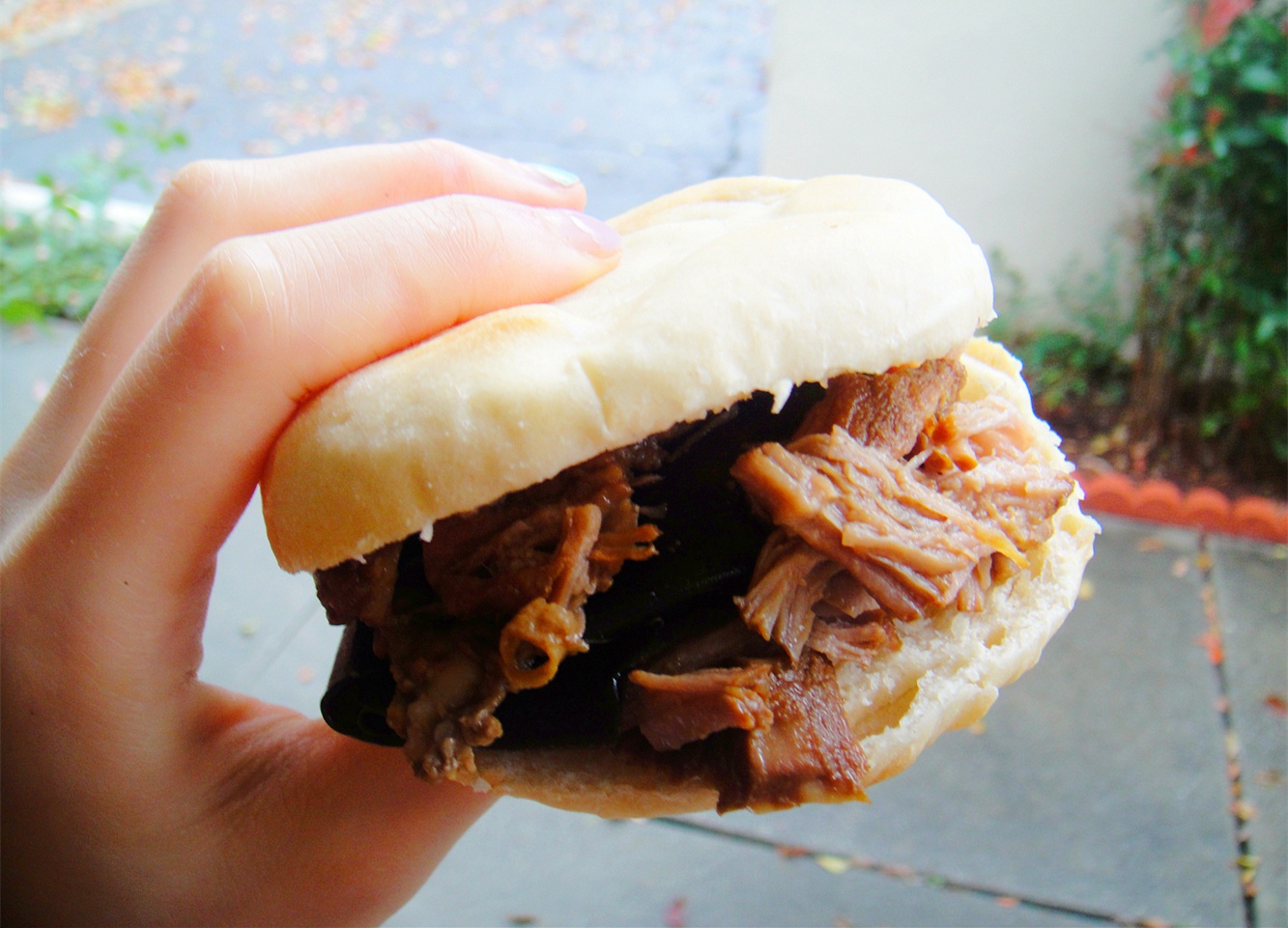 馒头家的小尘做的肉夹馍