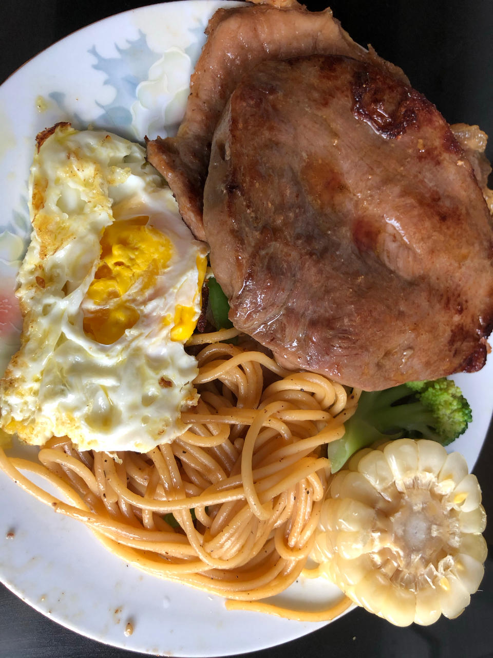 简易牛排意面