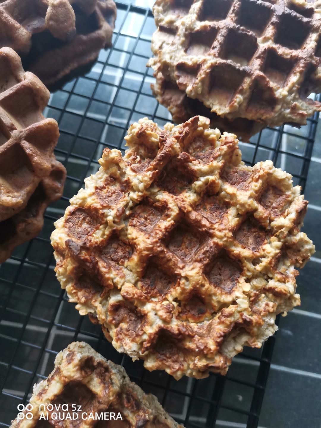 【减脂推荐】香蕉燕麦华夫饼