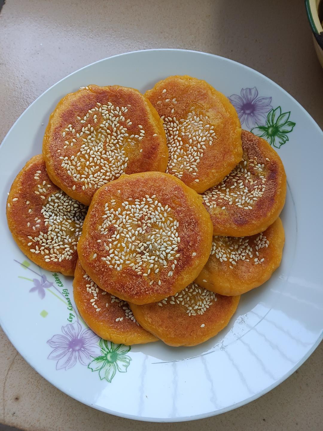 不会变形的南瓜饼