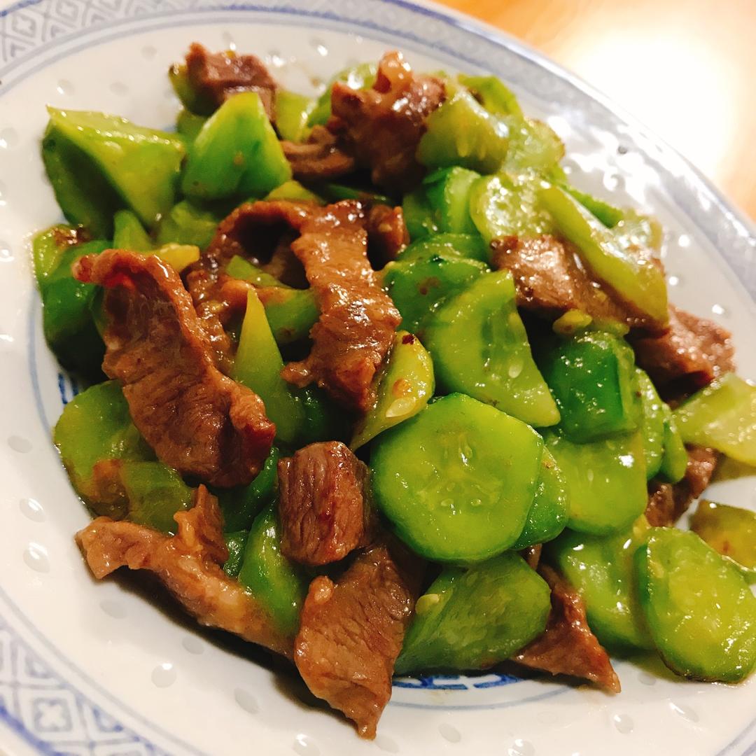 黄瓜炒牛肉