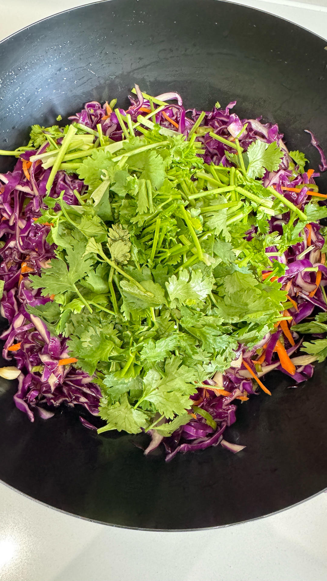 凉拌紫甘蓝的做法