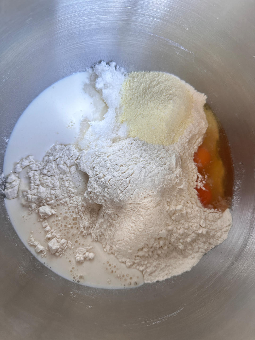 纯奶手撕吐司的做法 步骤1