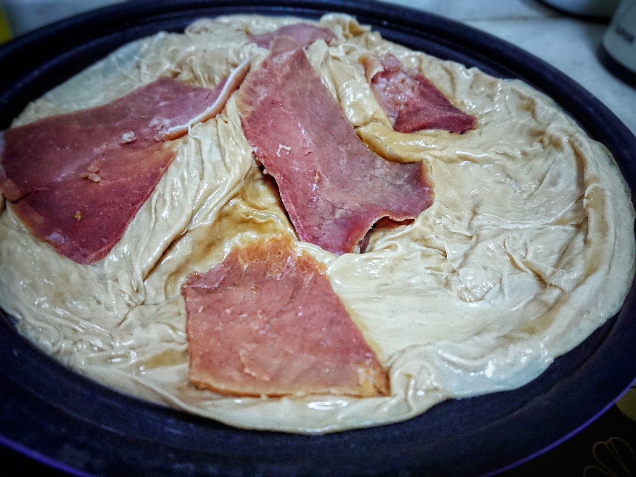[塔杰锅]火腿蒸豆腐皮的做法