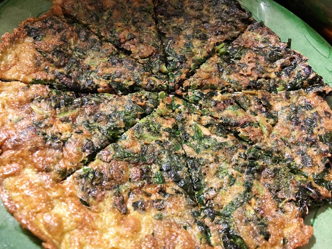 苋菜豆腐饼