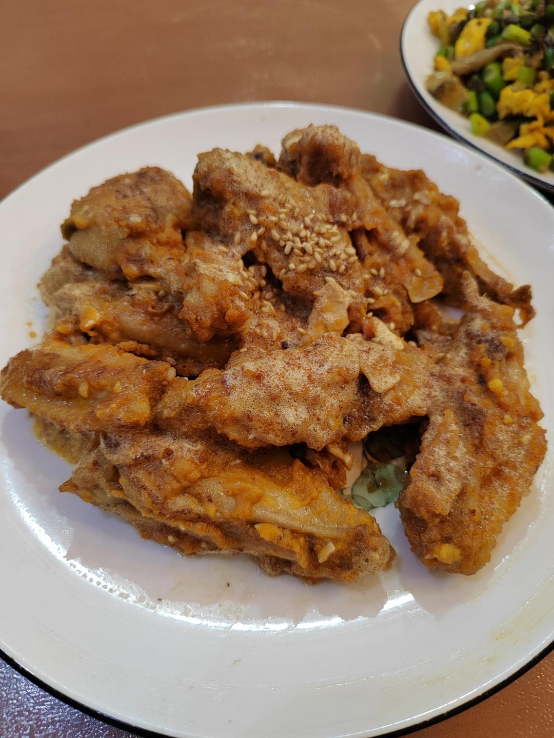 金沙鸡翅【咸蛋黄焗鸡翅】