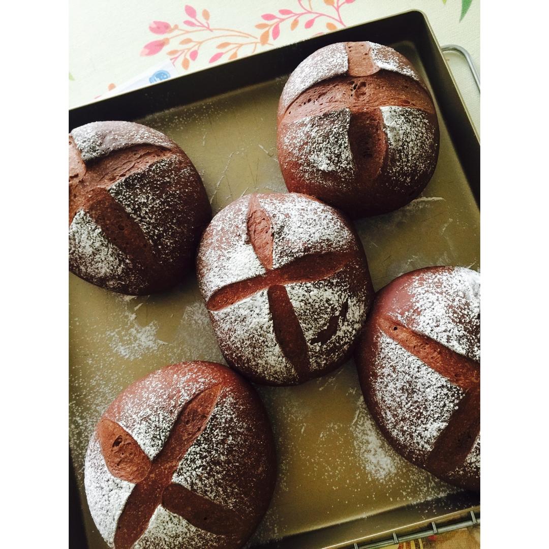 香蕉巧克力软欧